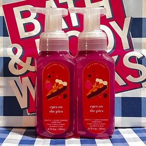 New! 2x Raspberry Jam Gentle & Clean Foaming Hand Soap bath & body works